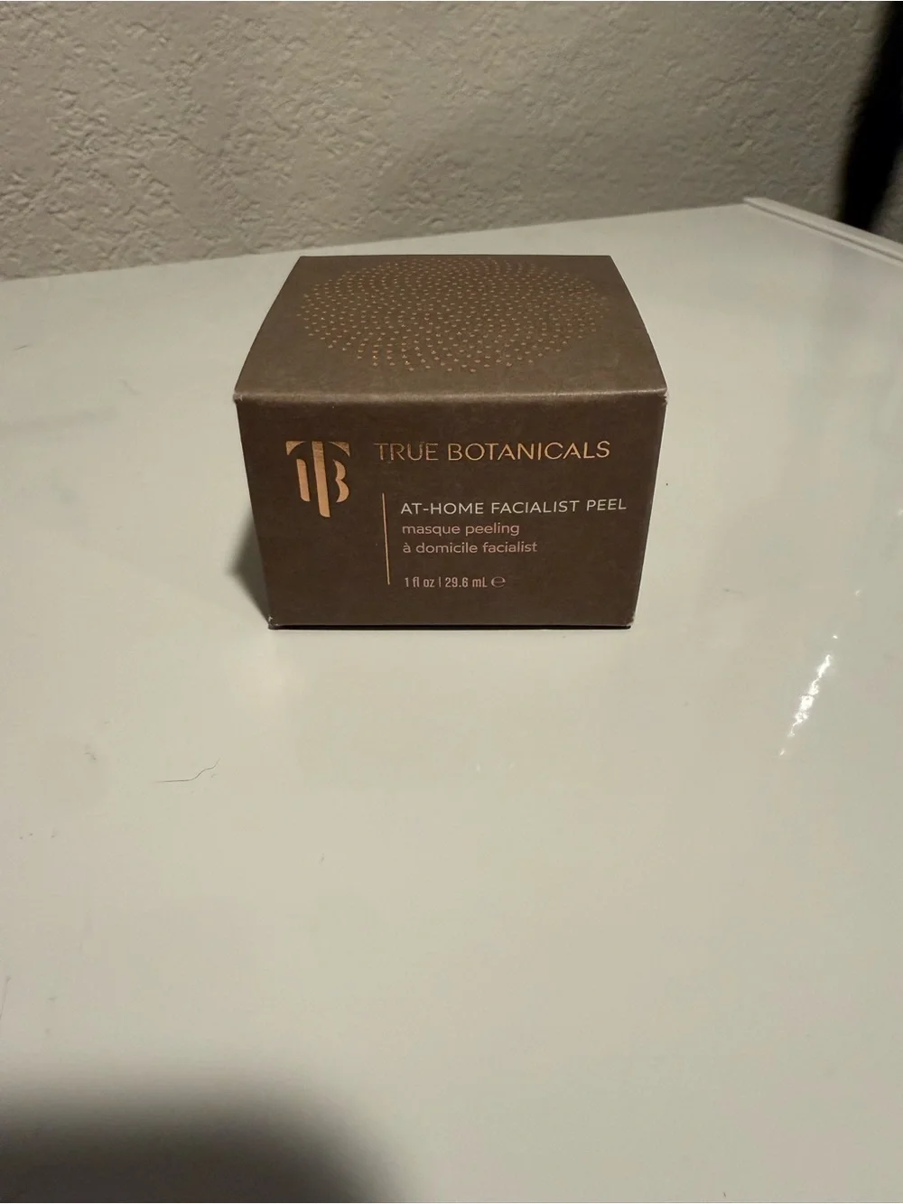 NIB True Botanicals At-Home Facialist Peel 1 fl. oz. 29.6 ml.